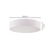 Plafón Rondo, blanco Ø 60 cm