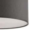 Plafón Rondo, gris, Ø 30 cm