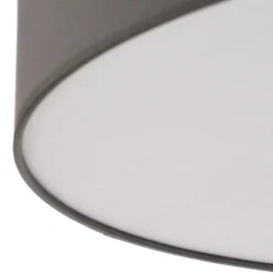 Plafón Rondo, gris Ø 60 cm