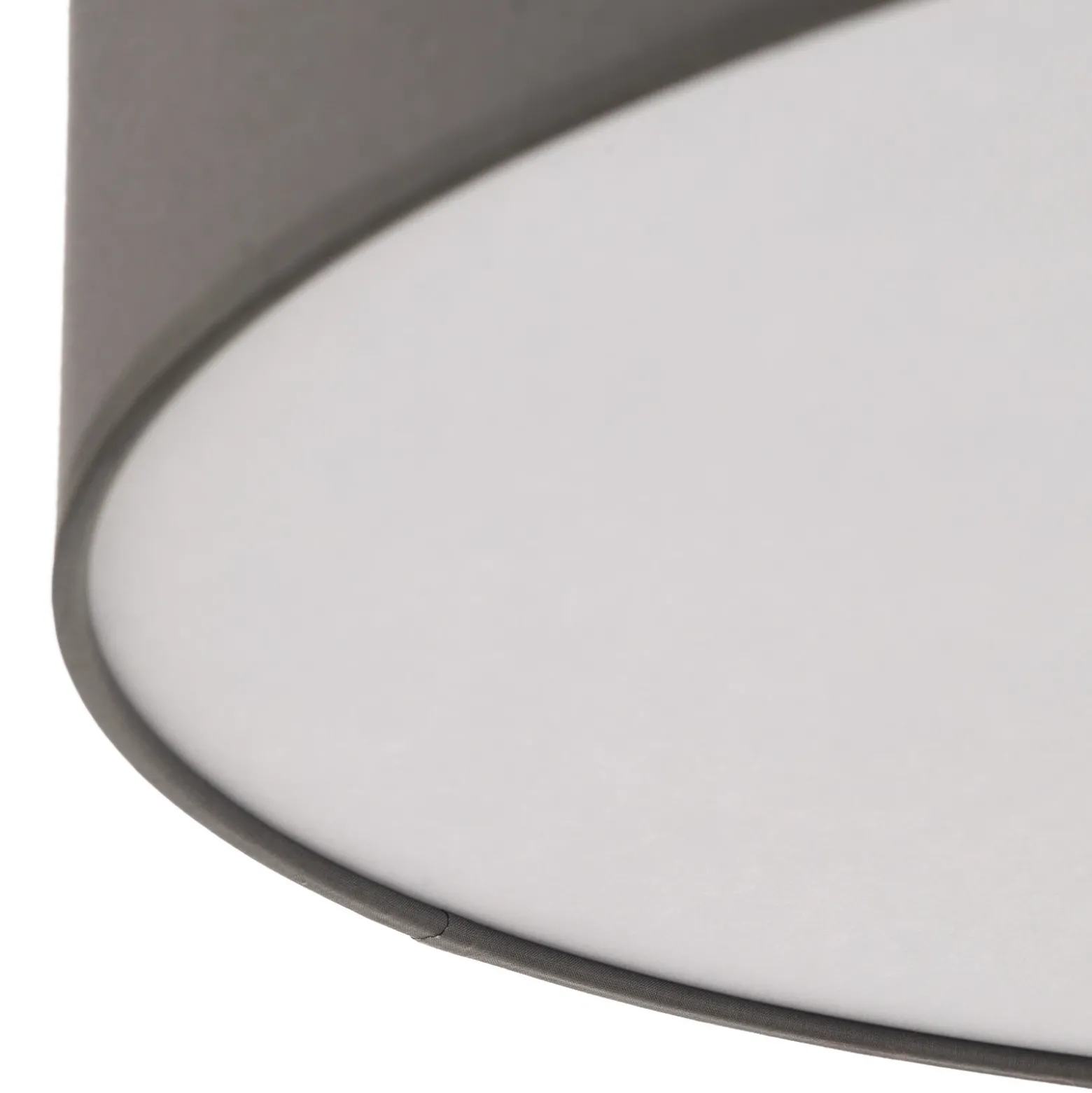 Plafón Rondo, gris Ø 60 cm