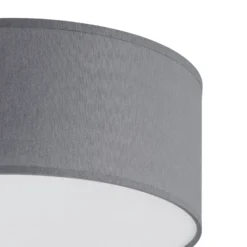 Plafón Rondo, gris, Ø 50 cm