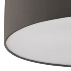 Plafón Rondo, gris Ø 45 cm