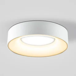 Plafón Sauro LED, Ø 30 cm, blanco