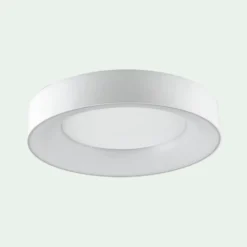 Plafón Sauro LED, Ø 40 cm, blanco