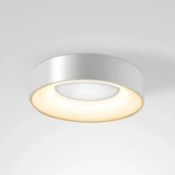 Plafón Sauro LED, Ø 30 cm, plata