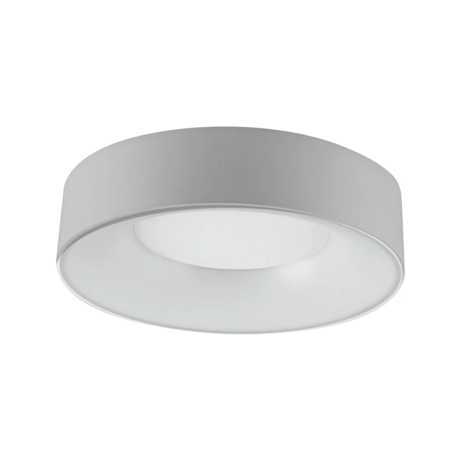 Plafón Sauro LED, Ø 30 cm, plata