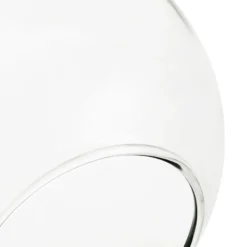 Plafón Sferio, cromado/transparente, cristal, 3 luces, E14