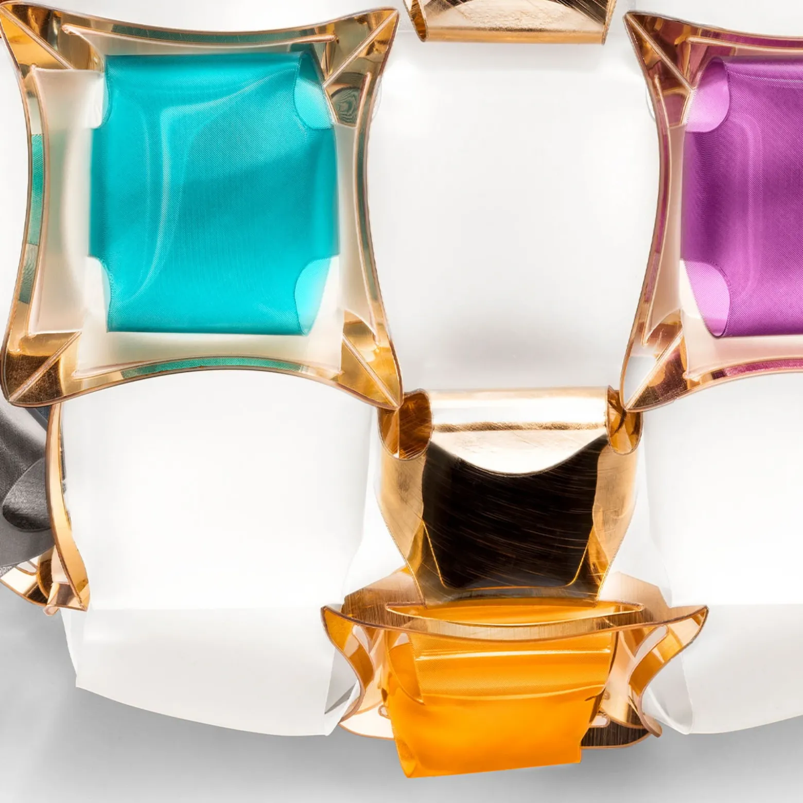 Plafón Slamp Mida, 50 cm, multicolor