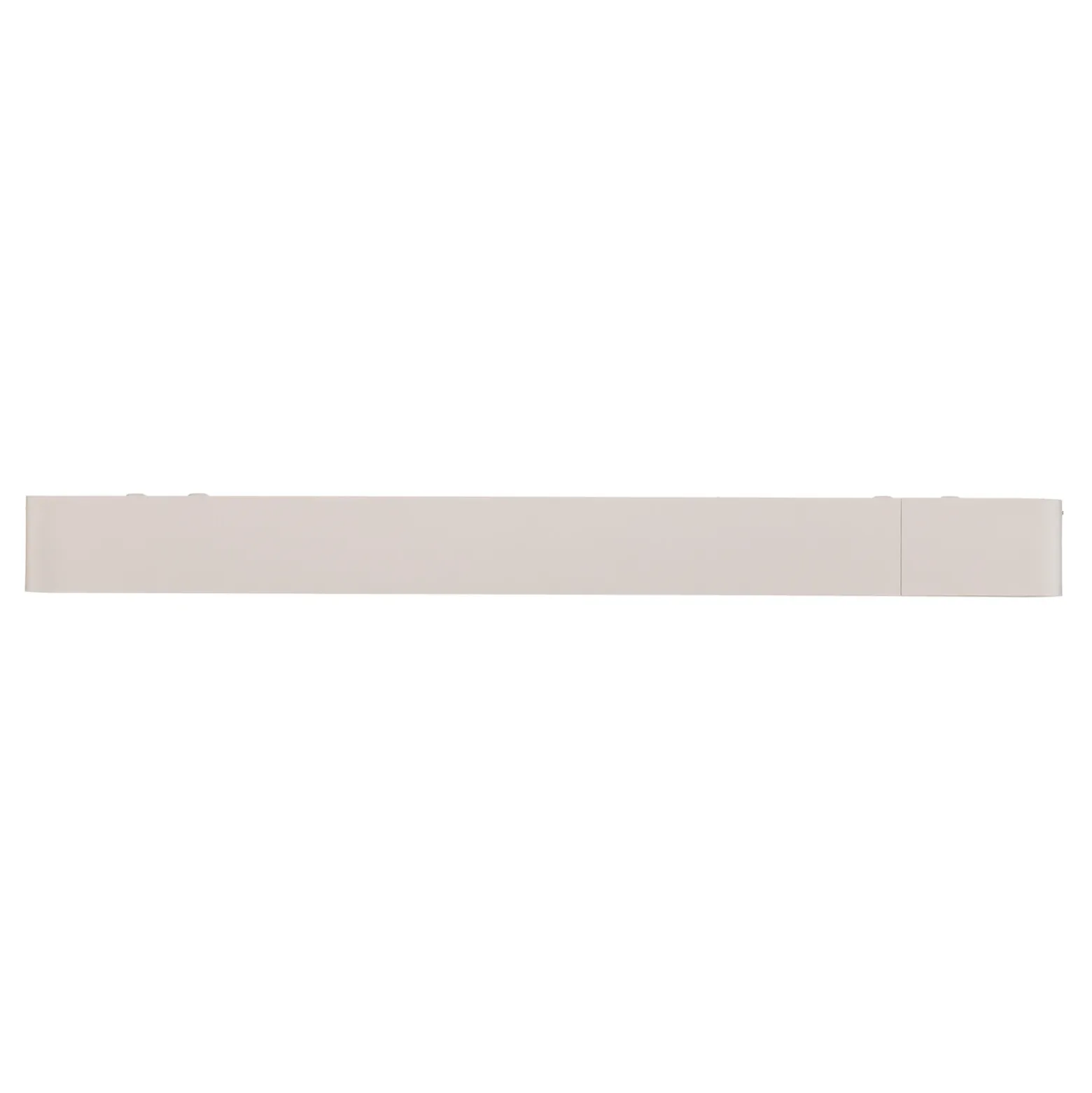 Plafón Soft, 63 x 6 cm, blanco, aluminio, G13