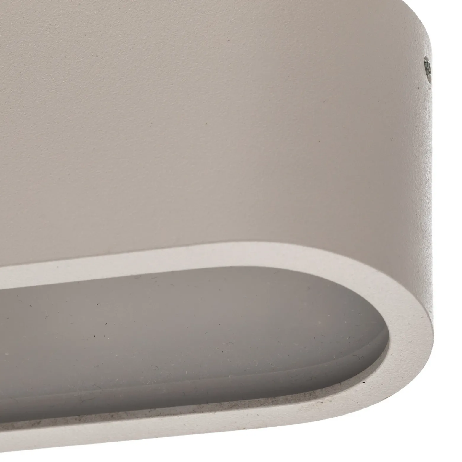 Plafón Soft, 95 x 6 cm, blanco, aluminio, G13