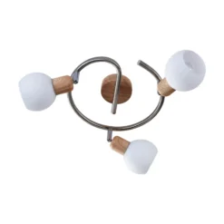 Plafón Svenka, 3 luces, redondo