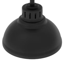 Plafón Sven, 1 luz, negro, acero, E27