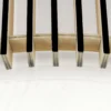 Plafón Tarta, Ø 50 cm, madera, difusor textil, 4 x E27