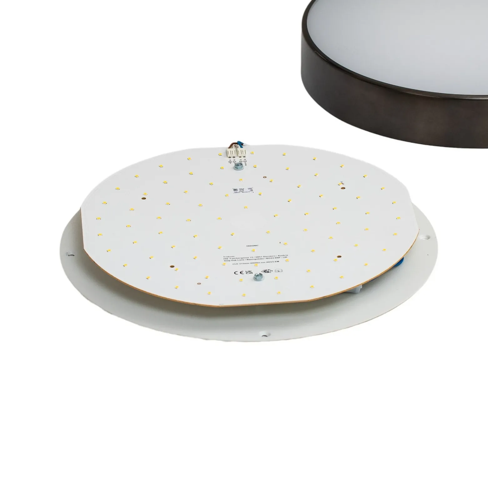 Plafón Timur LED, antracita, acero, Ø 34 cm