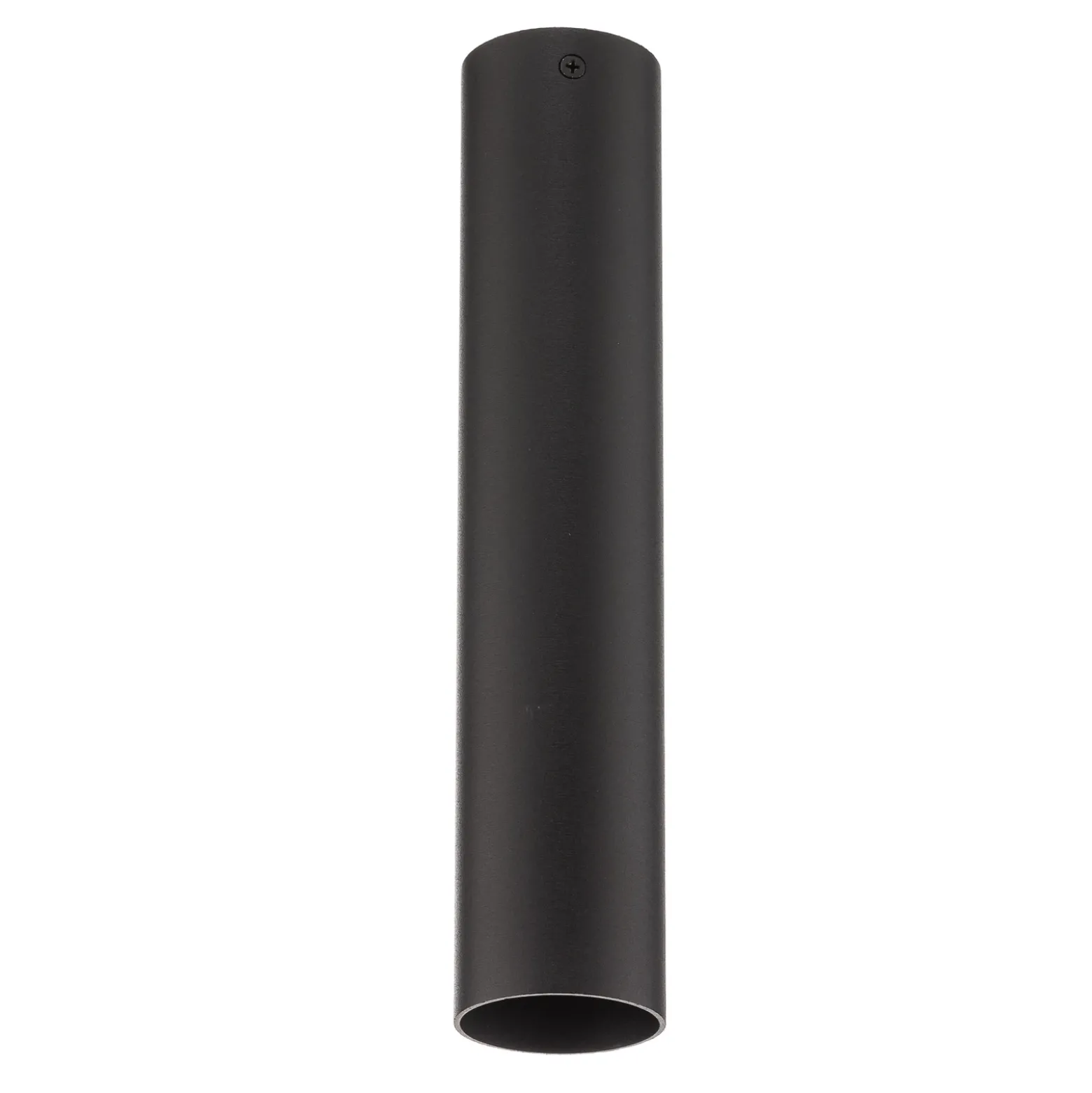 Plafón Tubo en forma cilíndrica, negro