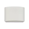 Plafón Tubo S, blanca, acero, Ø 8 cm, GX53
