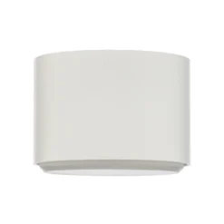 Plafón Tubo S, blanca, acero, Ø 8 cm, GX53