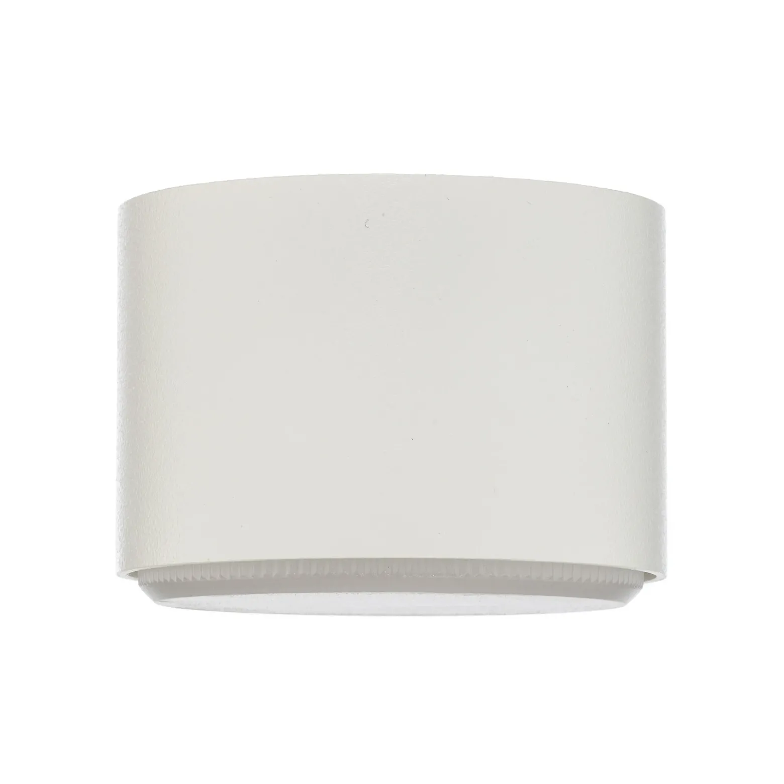 Plafón Tubo S, blanca, acero, Ø 8 cm, GX53