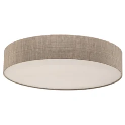 Plafón Turda, Ø 78 cm, gris