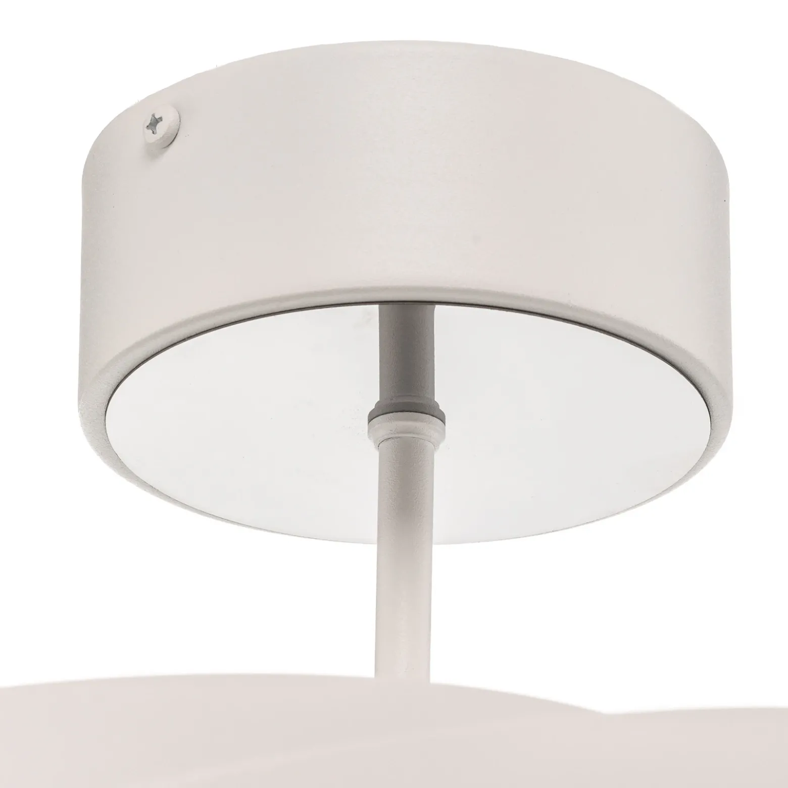 Plafón Vento, blanco, Ø 60 cm, metal, E27