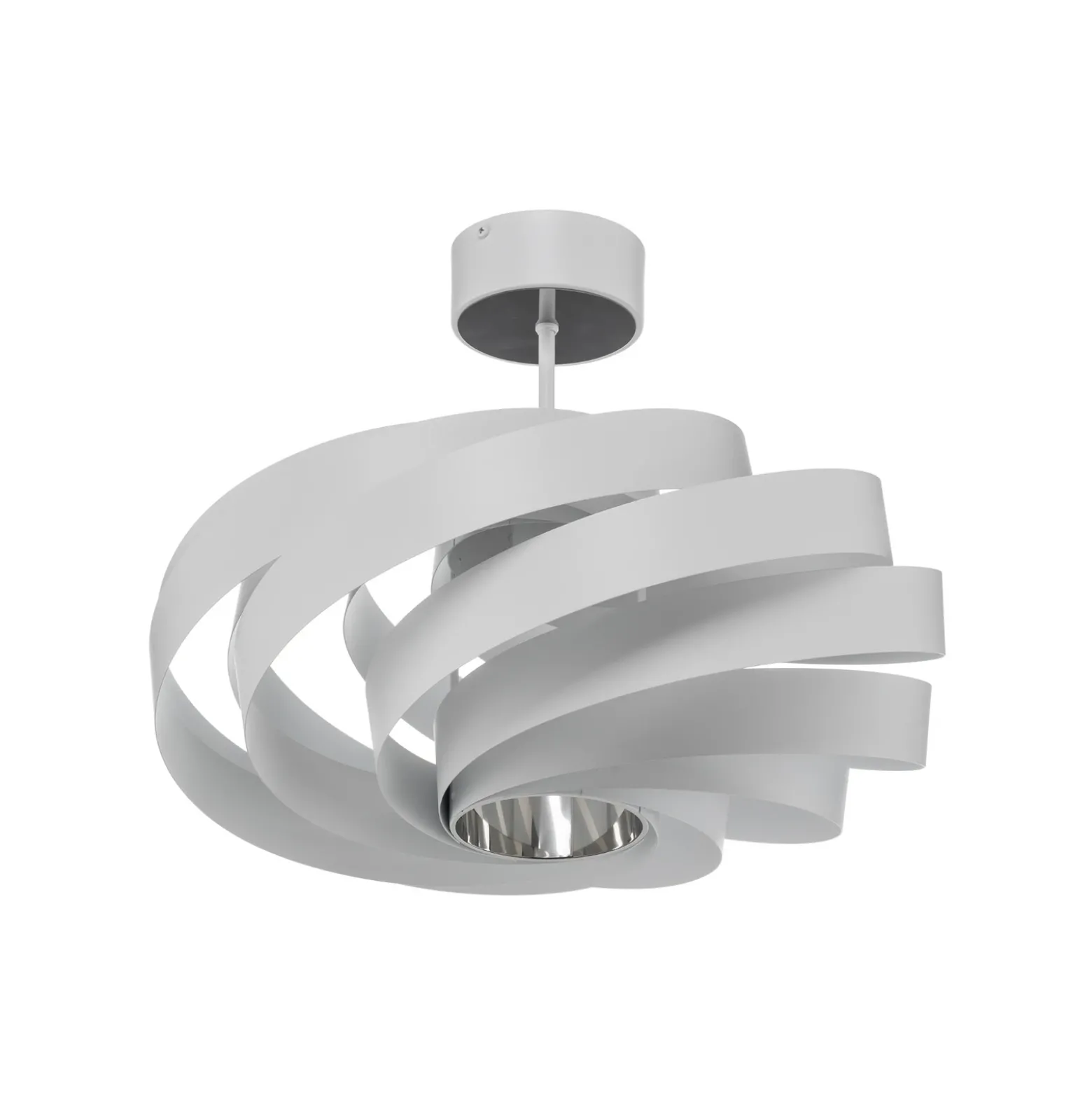 Plafón Vento, blanco, metal, Ø 50 cm