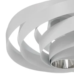 Plafón Vento, blanco, metal, Ø 50 cm