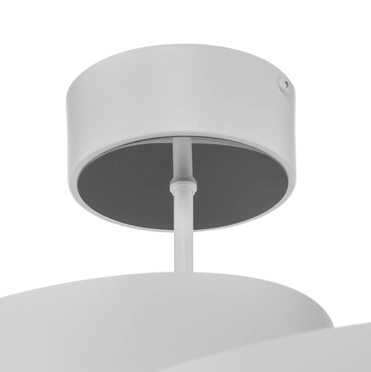 Plafón Vento, blanco, metal, Ø 50 cm