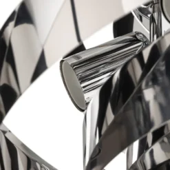 Plafón Vento, cromo niquelado, Ø 60 cm, metal