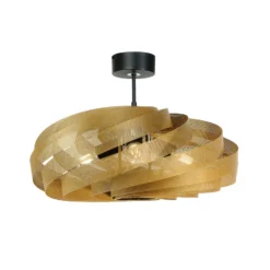 Plafón Vento, dorado, Ø 60 cm