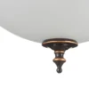 Plafón Westinghouse Harwell, color bronce