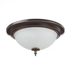 Plafón Westinghouse Harwell, color bronce