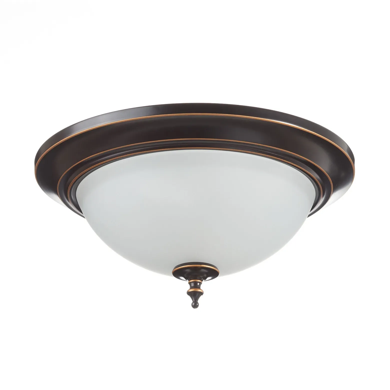 Plafón Westinghouse Harwell, color bronce