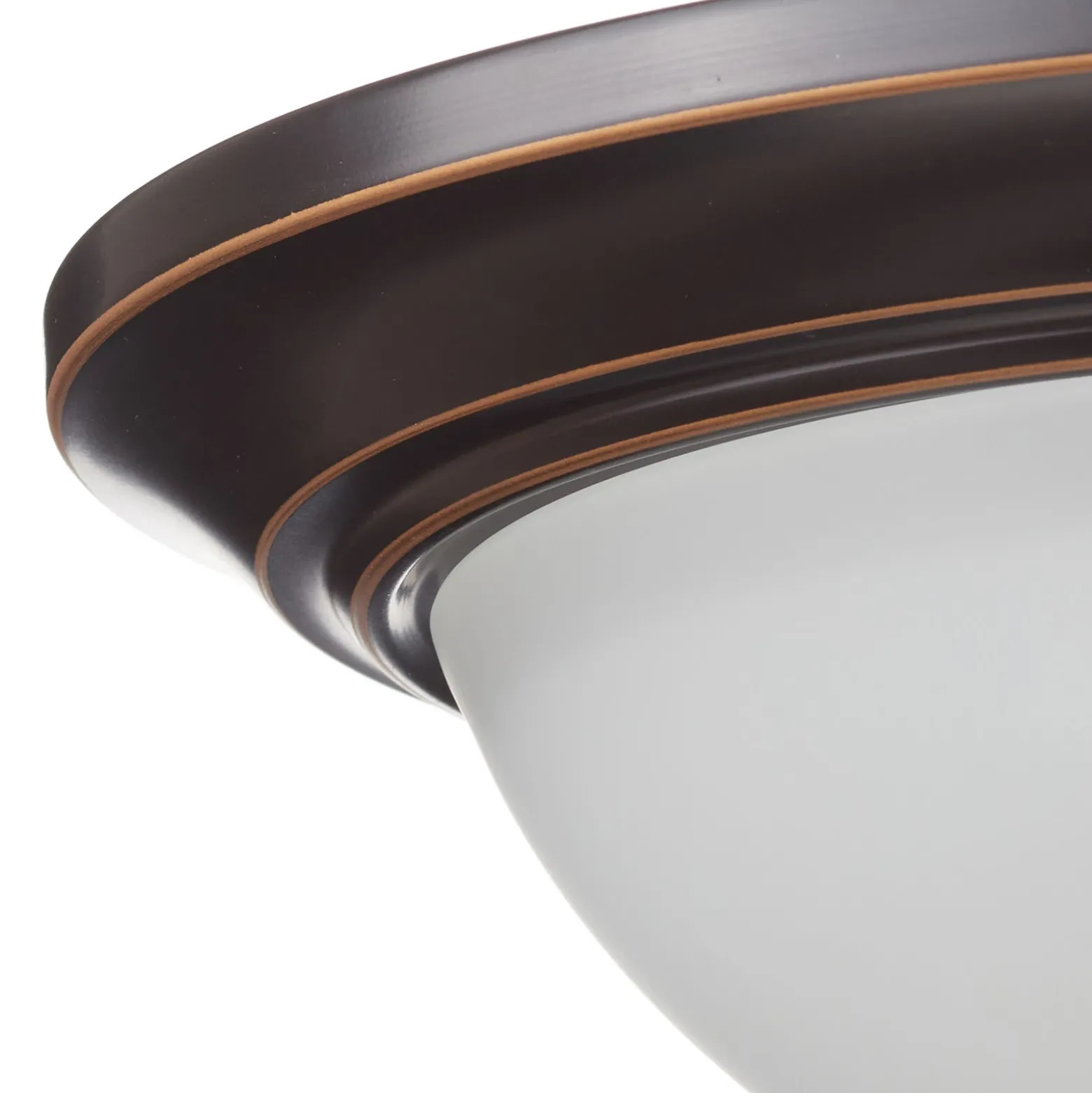 Plafón Westinghouse Harwell, color bronce