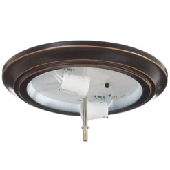 Plafón Westinghouse Harwell, color bronce