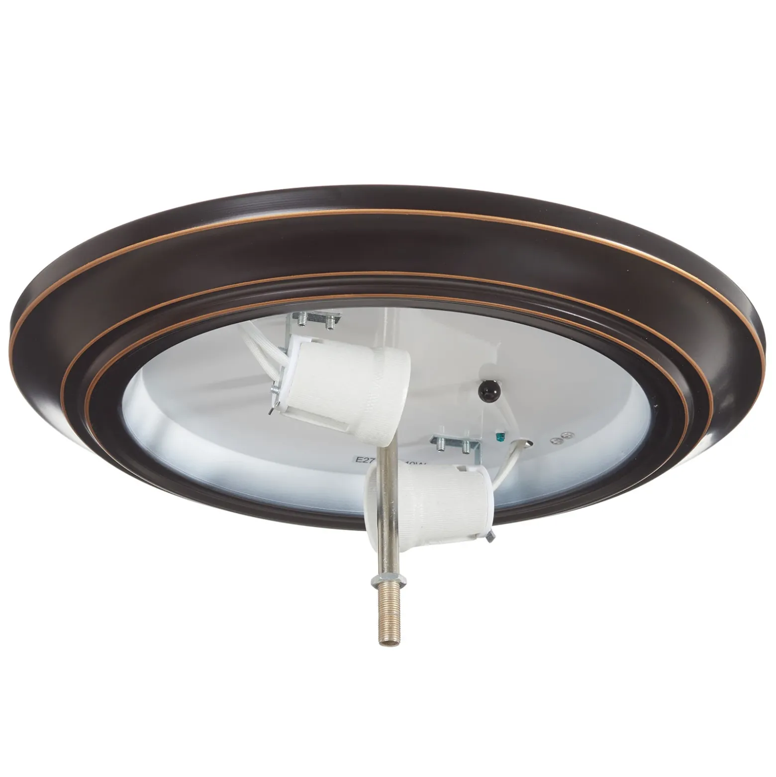 Plafón Westinghouse Harwell, color bronce