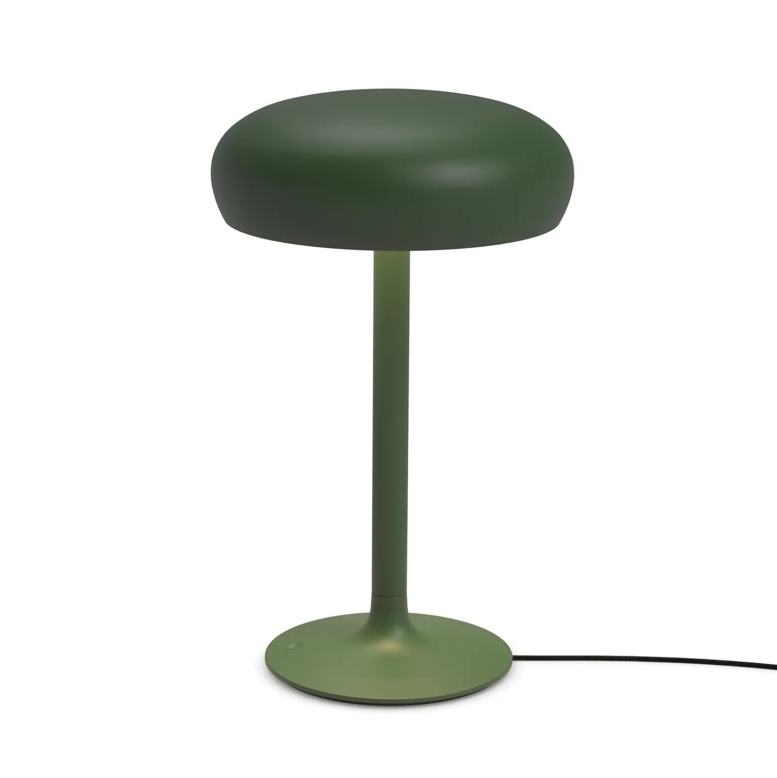 PLEASE WAIT to be SEATED Lámpara de mesa LED Emendo, verde, atenuable
