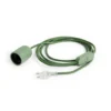 Portalámparas HAY E27 COMMON, verde, con cable con enchufe, 240 cm