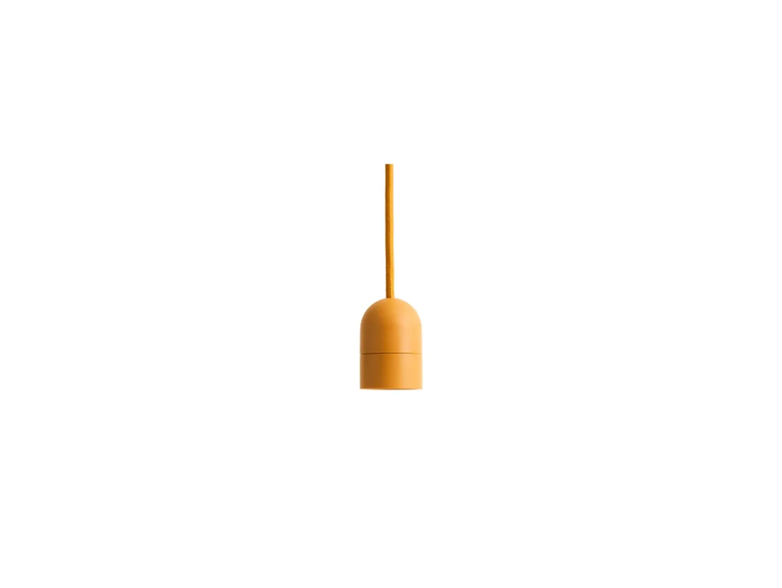 Portavelas colgante HAY E27 COMMON, amarillo, Ø 4,5 cm