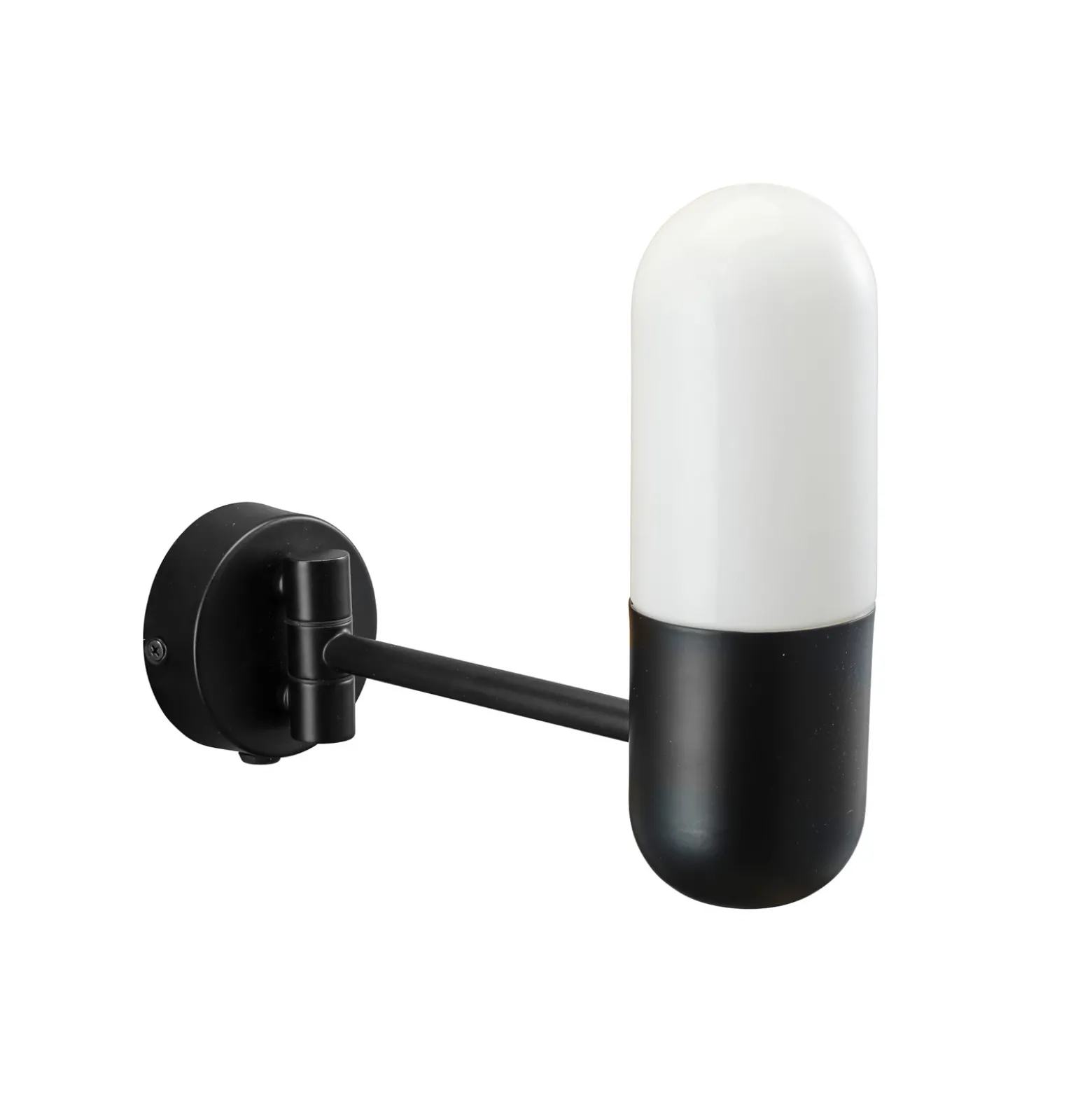 PR Home aplique para baño Zeta, negro, IP44, orientable
