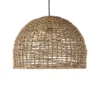 PR Home Lámpara colgante Cebu, Ø 46 cm, pantalla Lampakanay, IP20