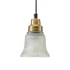 PR Home Lámpara colgante Emmi, color latón antiguo, Ø 12 cm