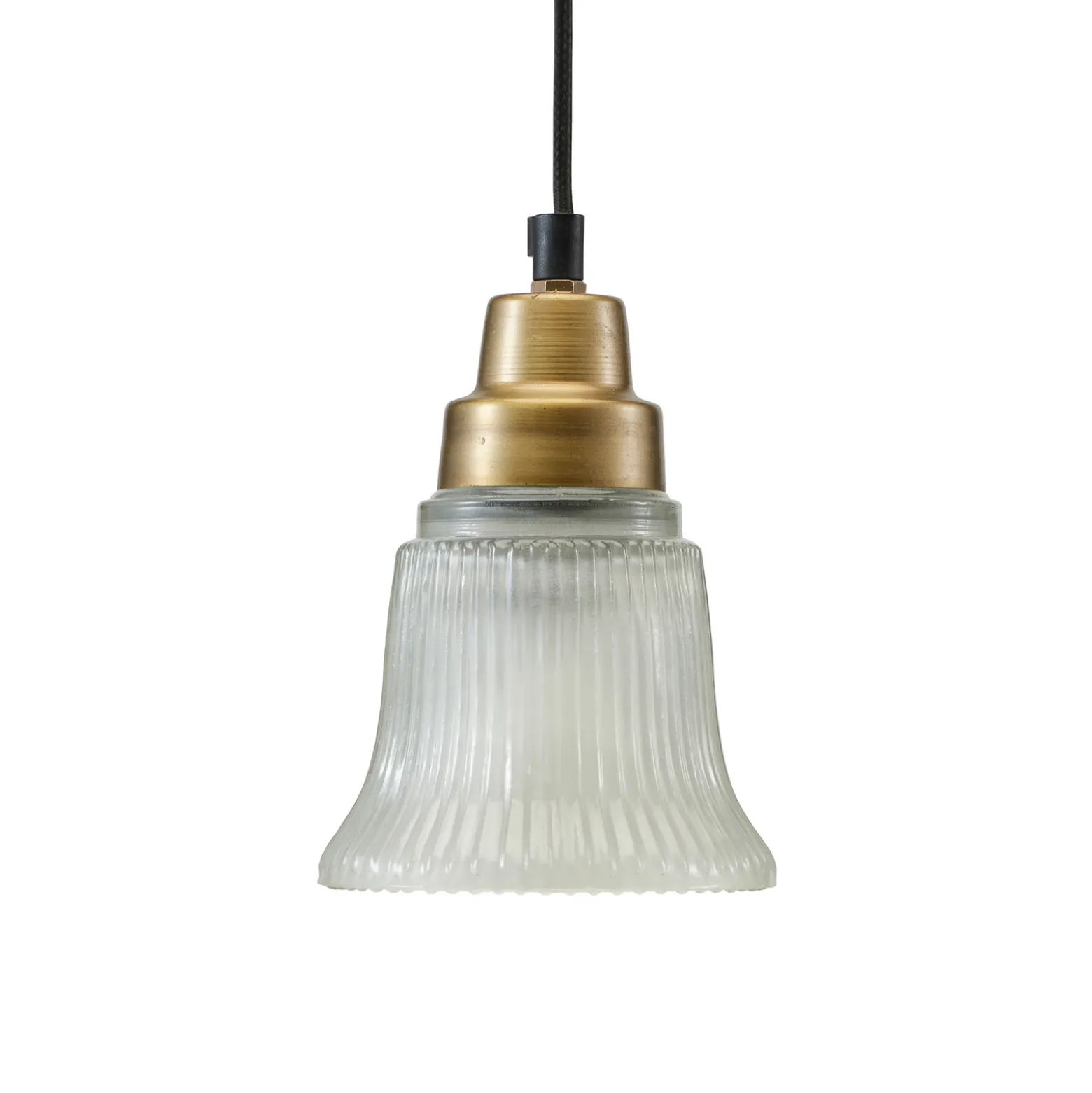 PR Home Lámpara colgante Emmi, color latón antiguo, Ø 12 cm