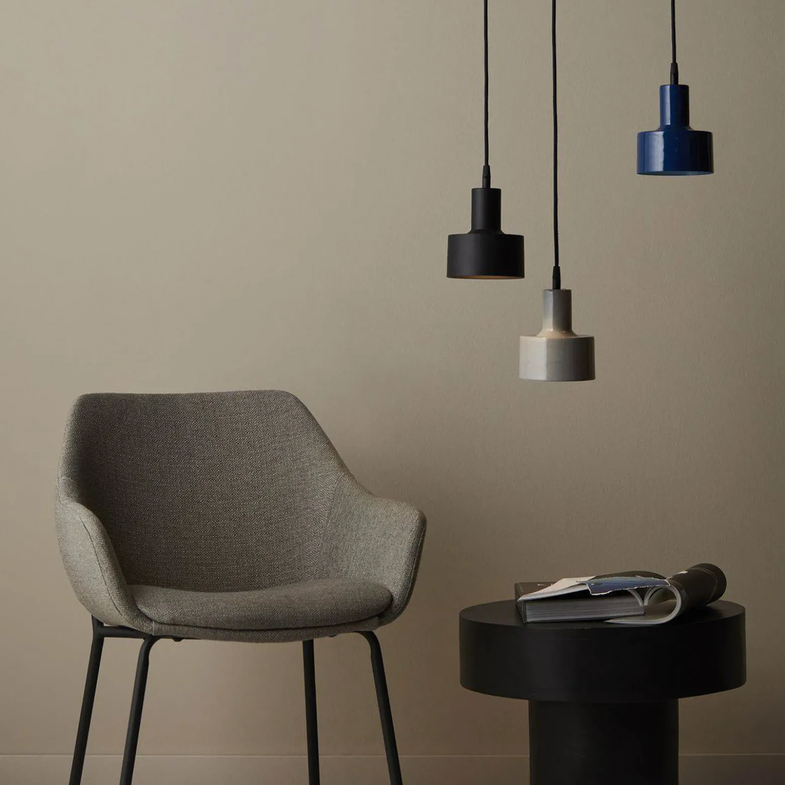 PR Home Lámpara colgante Solo Small Ø 13 cm azul