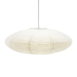 PR Home lámpara colgante Yuni, blanca, Ø 60 cm, suspensión blanca, E14