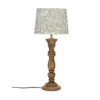PR Home lámpara de mesa Lodge Sofia Elder gris Ø25cm altura 59cm