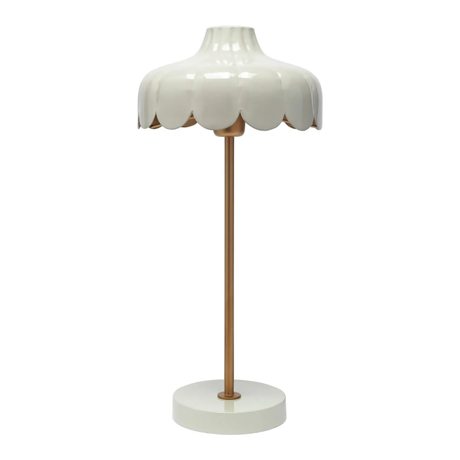 PR Home Wells lámpara de mesa beige/oro
