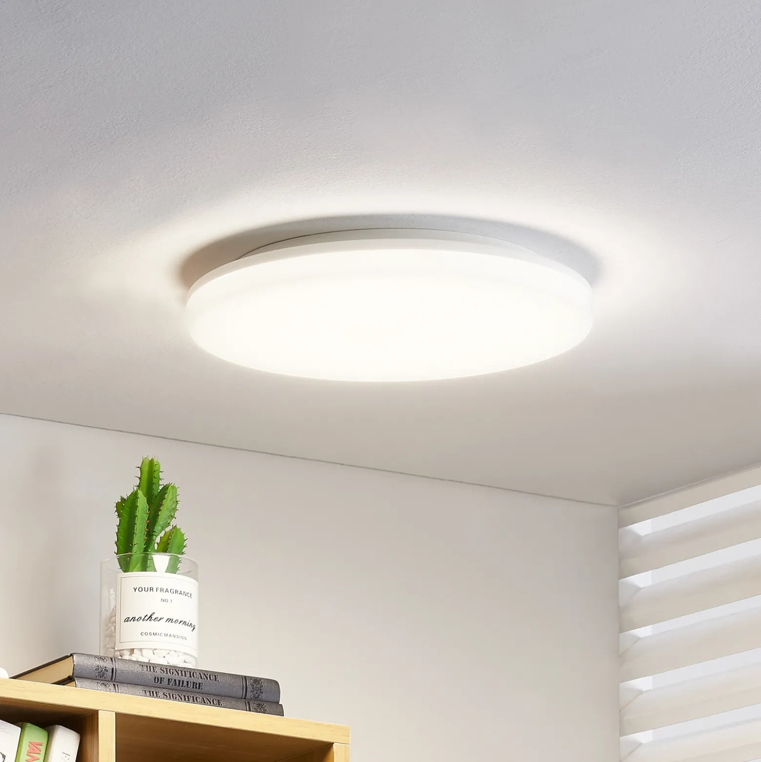Prios Artin plafón LED, sensor, redondo, 33 cm