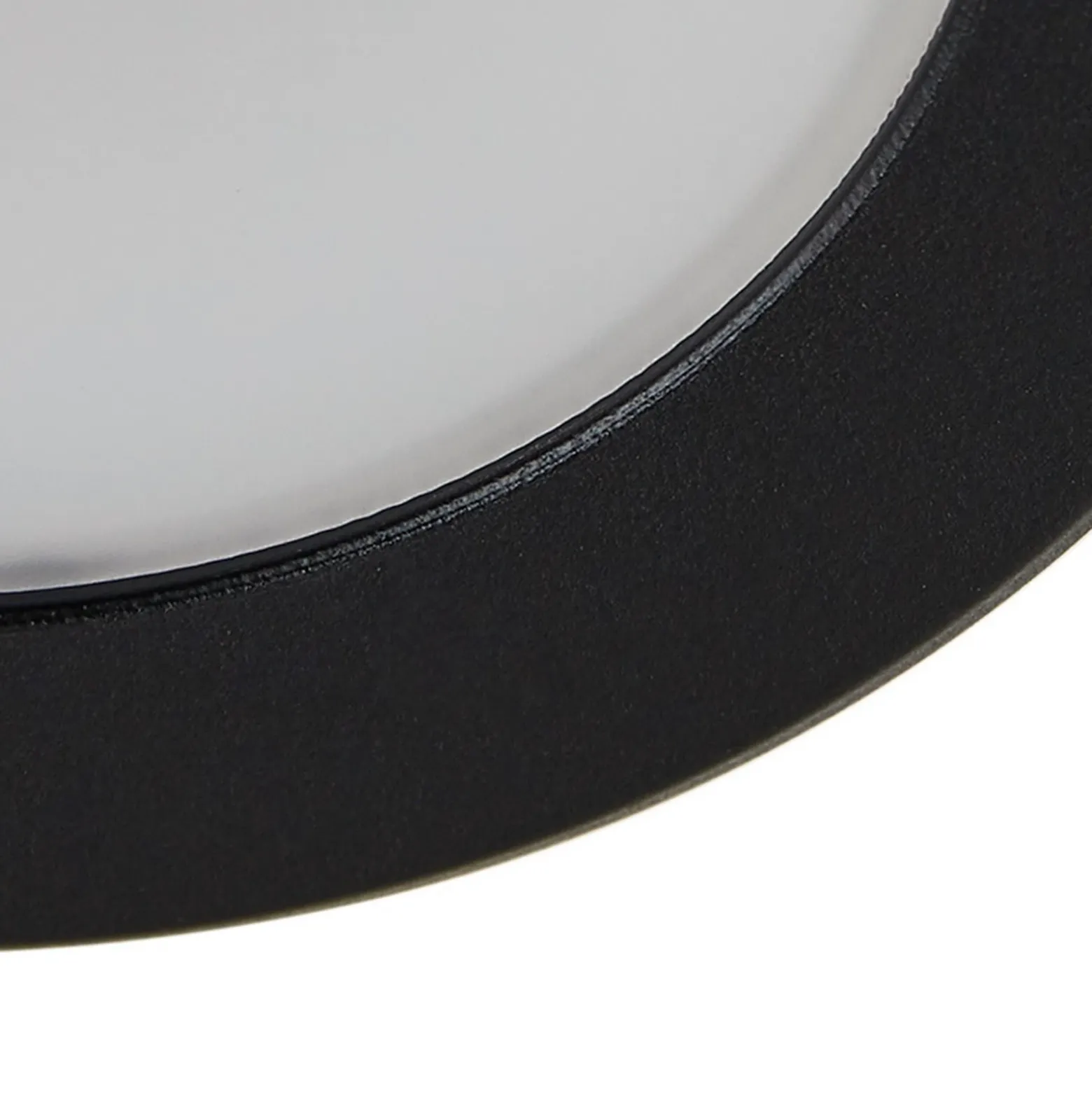 Prios foco empotrable LED Rida, negro, Ø 10 cm, CCT, IP44