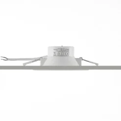 Prios foco empotrable LED Rida, blanco. Ø 15 cm, CCT, IP44