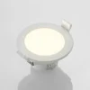 Prios foco empotrable LED Rida, blanco. Ø 10 cm, CCT, IP44